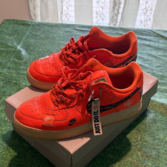 Nike Other - Nike Air Force 1 Low "Just Do It" orange vintage 2007 shoes men’s sz 10